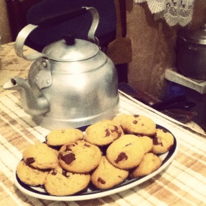Chocolate Chip Cookie and Tea Time